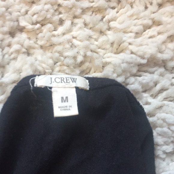 J Crew black tank with sequins - Picture 4 of 4